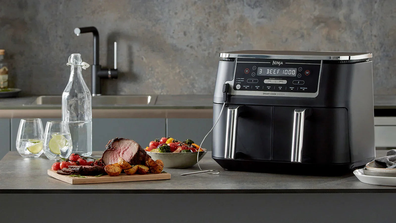 Ninja AF451UK Foodi MAX Dual Zone Air Fryer 9.5L